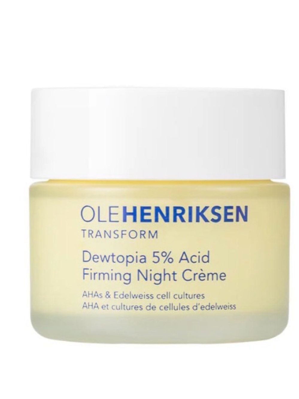Ole Henriksen Dewtopia 5% Acid Firming Night Crème - NWOB